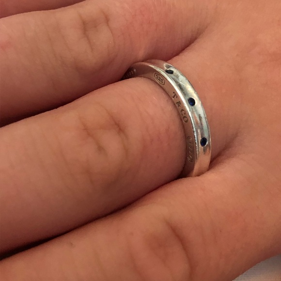 Tiffany & Co. Jewelry - 💥SALE💥Tiffany and Co. 1837 band sapphires